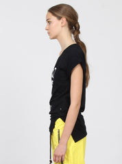 SING TEE - SORT OF ROMANTIC BLACK