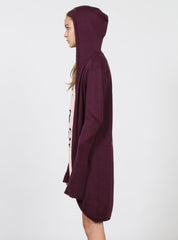 SLUMBER CARDI PLUM
