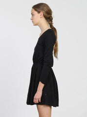 TWISTER DRESS BLACK