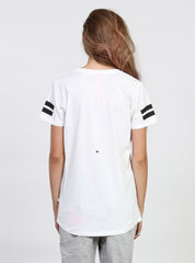 NIGHT TEE - NO26 WHITE/BLACK