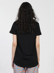 ABIDE TEE - DIAMOND HEART - BLACK