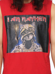 ATLAS TANK - I AM MAYHEM - RED