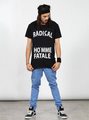 AYE TEE - RADICAL HOMME FATALE - BLACK