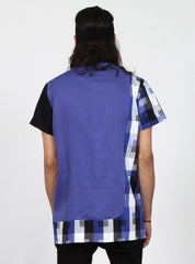 BLOCKED SHIRT - BLUE