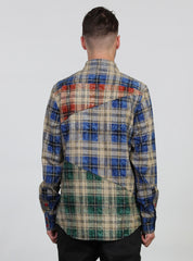 CHECK CHECK CHECK IT SHIRT BLUE