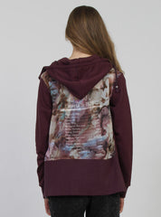 CUDDLES ZIP UP PLUM