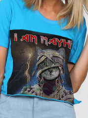 DAY TEE - I AM MAYHEM - BLUE