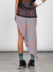 HALF MOON SKIRT - AQUA