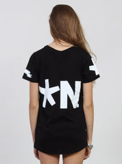 NIGHT TEE - F**N BLACK