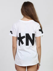 NIGHT TEE - F**N WHITE