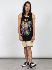 PLAZA SINGLET - EATEN - BLACK