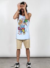 PLAZA SINGLET - EATEN - BLUE