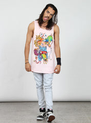 PLAZA SINGLET - EATEN - PINK