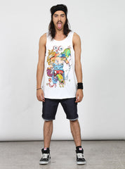 PLAZA SINGLET - EATEN - WHITE