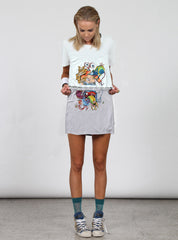 SPLIT LACE DRESS - MINT