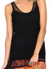 TUESDAY SINGLET - BLACK