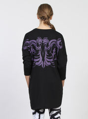 AWARD DRESS - RENASSIANCE SKELETON BLACK