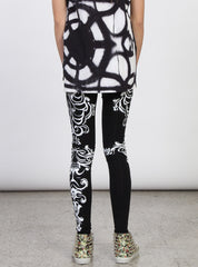 RENAISSANCE LEGGINGS black/white
