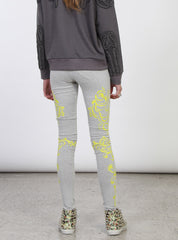 RENAISSANCE LEGGINGS Grey/Yellow