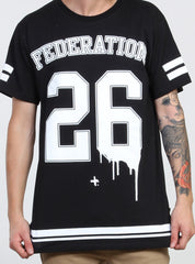 AYE TEE - NO 26 BLACK/WHITE