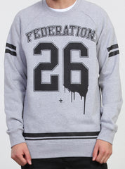 YOU CREW - NO 26 Grey Marle/Black