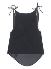 BABYBOW SINGLET - BLACK