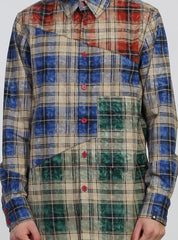 CHECK CHECK CHECK IT SHIRT BLUE