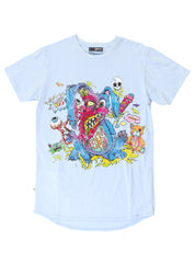 CLIFFORD TEE - PSYCHO BUNNY - BLUE
