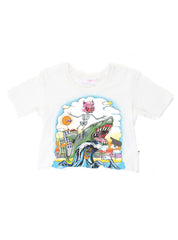DAY TEE - PIG SURFER - WHITE