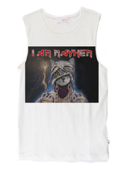 FOLDER TANK - I AM MAYHEM - WHITE