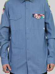 GROUND SHIRT BLUE