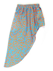 HALF MOON SKIRT - AQUA