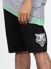 PATCHED PERFECT SHORTS - D PLUS - BLACK