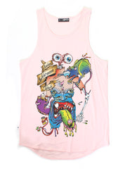 PLAZA SINGLET - EATEN - PINK