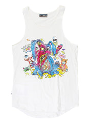 PLAZA SINGLET - PSYCHO BUNNY - WHITE