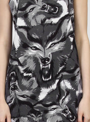 POTSY DRESS - BLACK WOLF