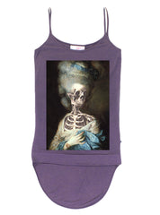 RAINBOW SINGLET - LADY SKELETON - PURPLE