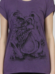 SING TEE - SKETCHY BUNNY - PURPLE