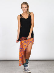 TUESDAY SINGLET - BLACK