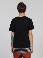 BAND TEE black/white