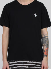 BAND TEE black/white