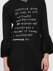 BELL DRESS - STORY BLACK