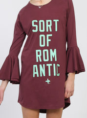 BELL DRESS - SORT OF ROMANTIC PLUM