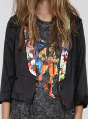 BOTANICAL BLAZER BLACK