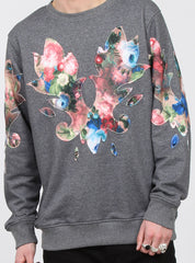 IN BLOOM CREW CHARCOAL