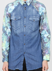 LS COMA SHIRT - BRUSHED LIGHT BLUE
