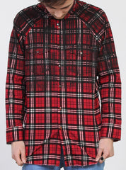 LS COMA SHIRT - BRUSHED Red