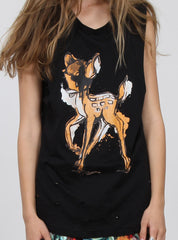 MINUTE TANK - BAMBI BLACK