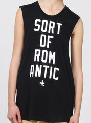 MINUTE TANK - SORT OF ROMANTIC BLACK