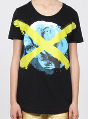 NIGHT TEE - ANTI ROSE BLACK